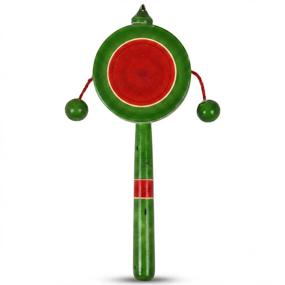 Wooden Plate Rattle Toy for Kids, Traditional Wooden Sound Rattle, Lightweight Handheld Musical Toy for Children, Interactive Sensory Play Toy, Classic Wooden Toy for Home and Gifting