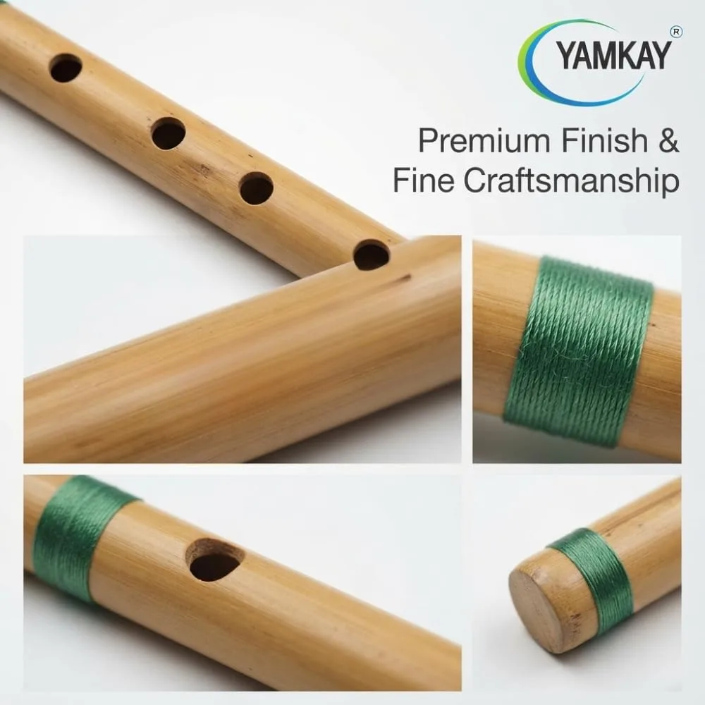 Bamboo Flute for Beginners – Kids Musical Instrument | Easy-to-Play Wooden Flute for Children | Natural Sound & Lightweight Design