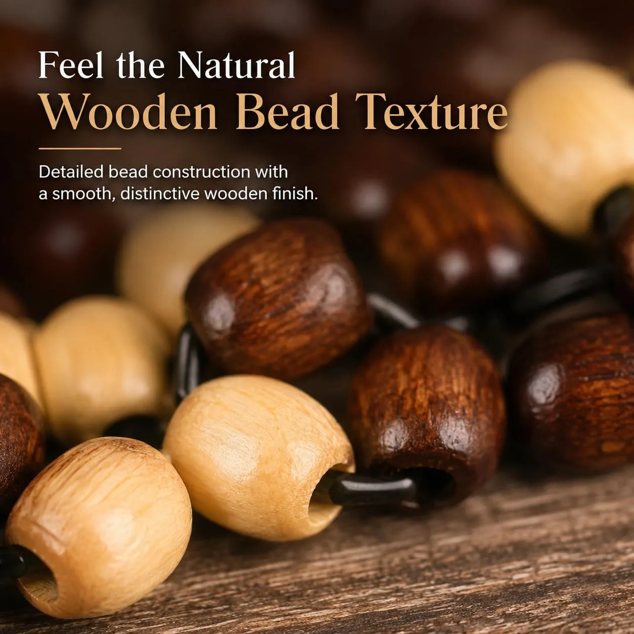 Wooden Bead Car Seat Cushion | Breathable Back & Seat Massager Pad | Universal Fit for Cars, Office Chairs & SUVs | Cooling Comfort, Reduces Sweat | Easy Installation