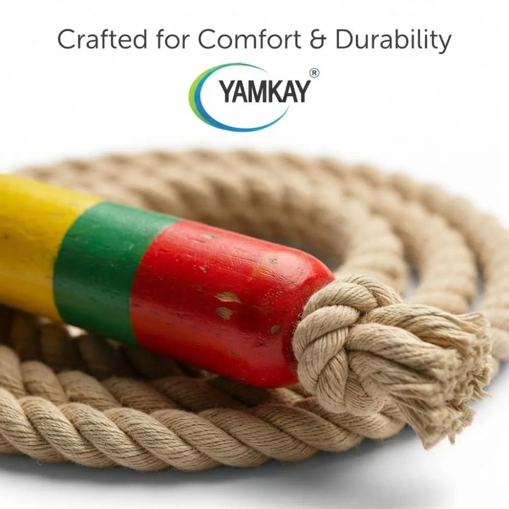 Skipping Rope for Kids & Adults, Adjustable Jump Rope with Comfortable Handles, Lightweight Exercise Rope for Indoor & Outdoor Fitness, Cardio Training, Fun Play, Agility & Coordination