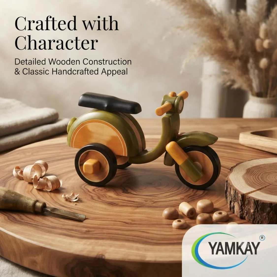Kids Scooter Toy for Boys and Girls, Colorful Mini Scooter Ride-On Toy with Easy-to-Handle Design, Fun Pretend Play Vehicle for Toddlers and Young Children, Indoor & Outdoor Play