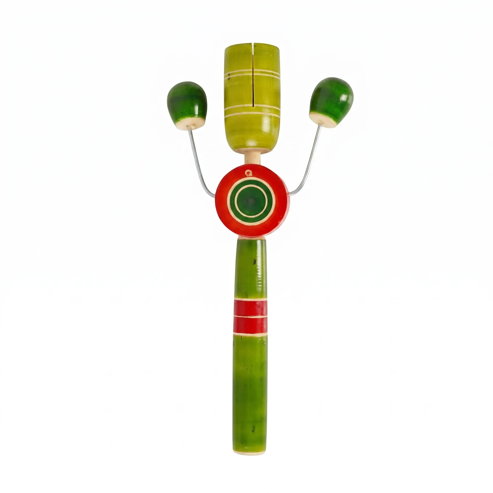 Tiktok Wooden Rattle – Traditional Musical Toy for Kids